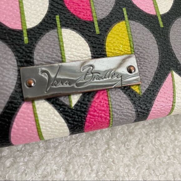 Vera Bradley Moon Blooms Faux Leather Zip Around Wallet Fall 2014 Leaves - Picture 3 of 8